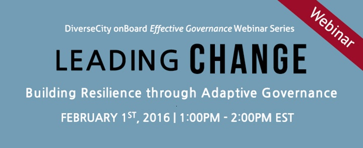 Webinar: Leading Change