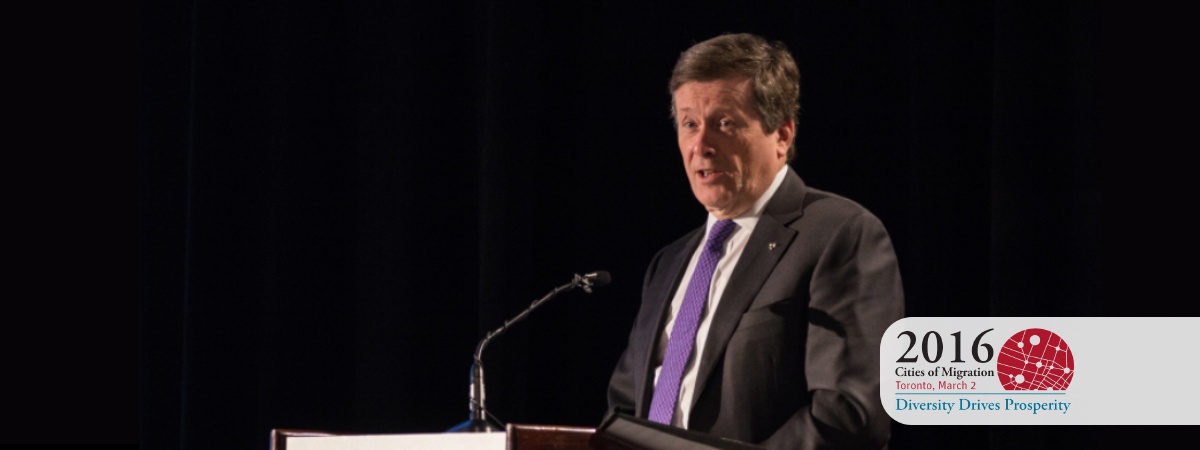 John Tory: Diversity Drives Prosperity